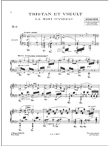 Mort d'Isolde - Wagner - Partition - Piano